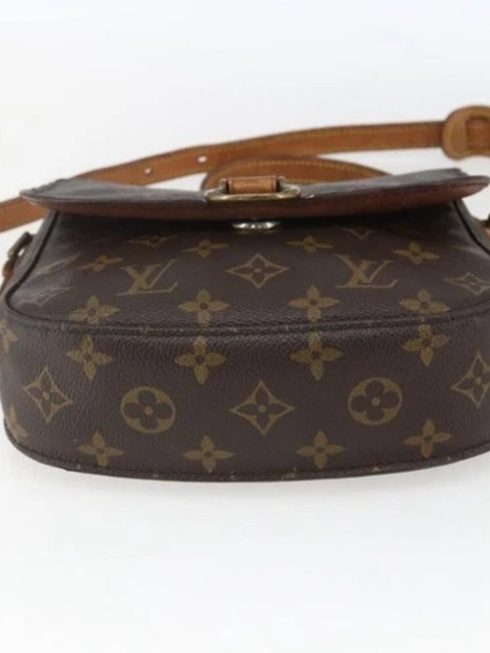LOUIS VUITTON Monogram Saint Cloud MM Shoulder Bag M51243 LV Auth 166373 - Picture 5 of 16
